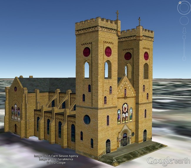 3D Google-Earth - South West Side