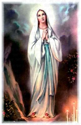 Mary with Candles, Beautiful Catholic Prayers